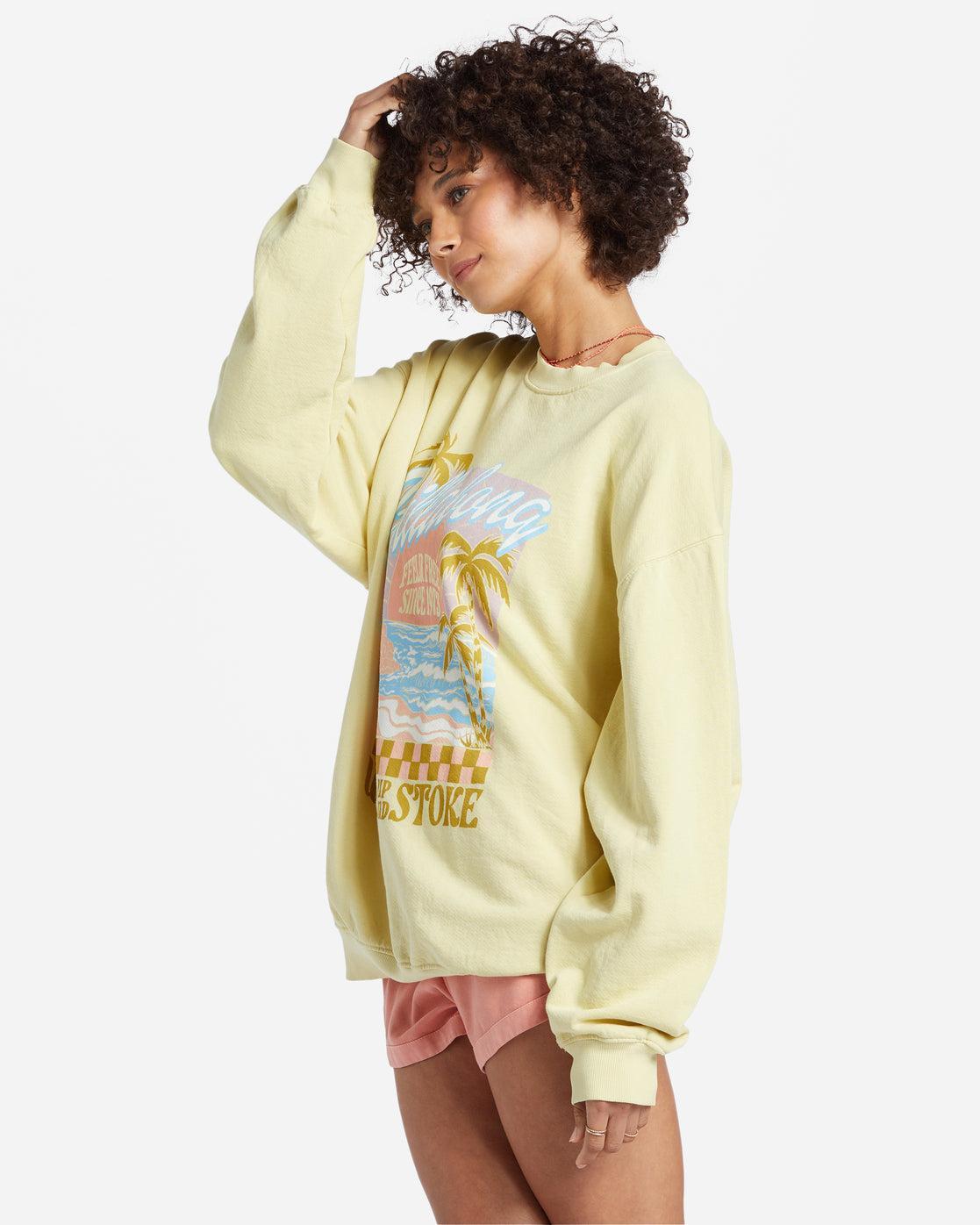 Ride In Oversized Crewneck Sweatshirt - Sunspell Female Product Image