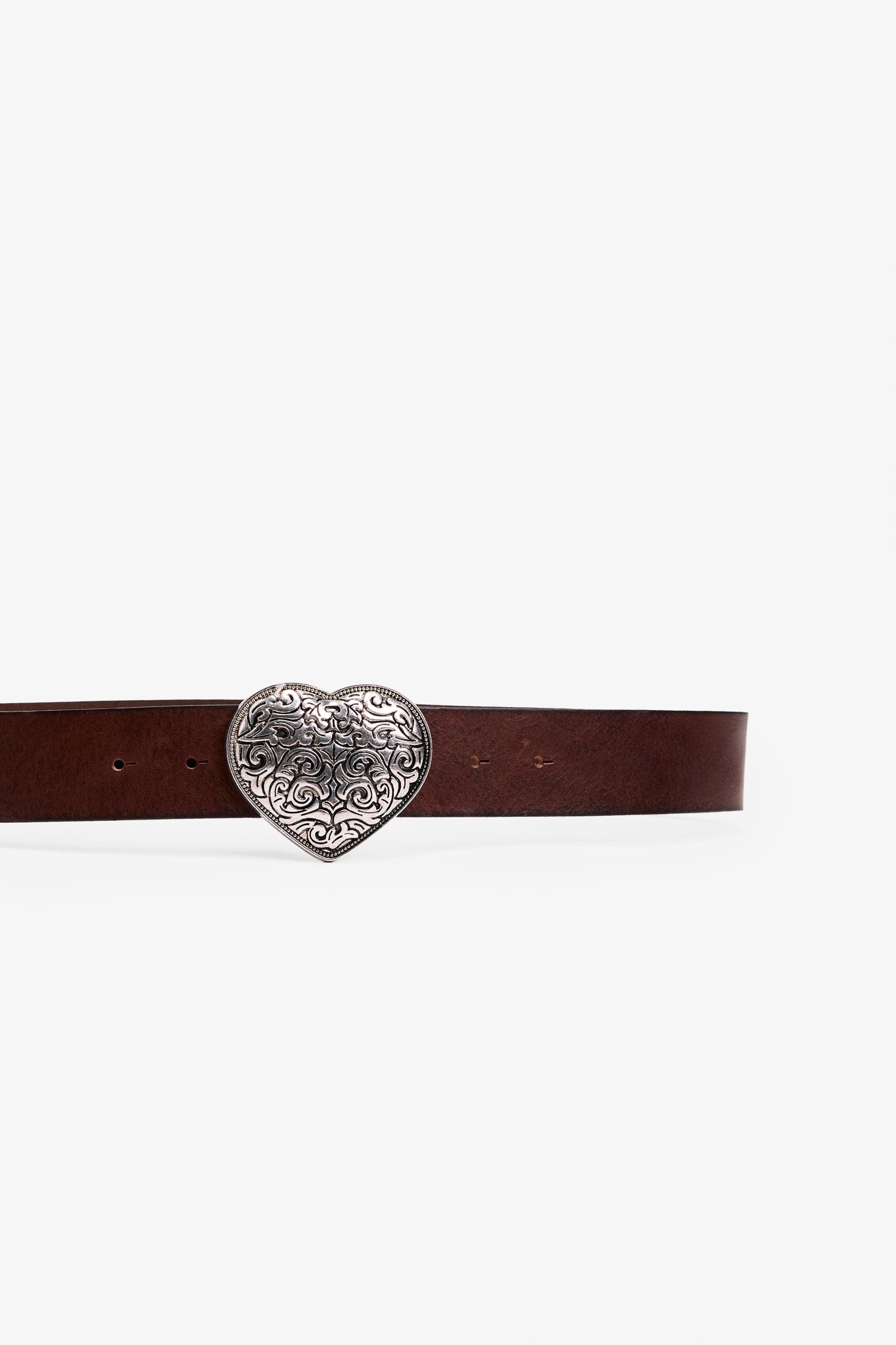 COWBOY BELT WITH HEART BUCKLE Product Image