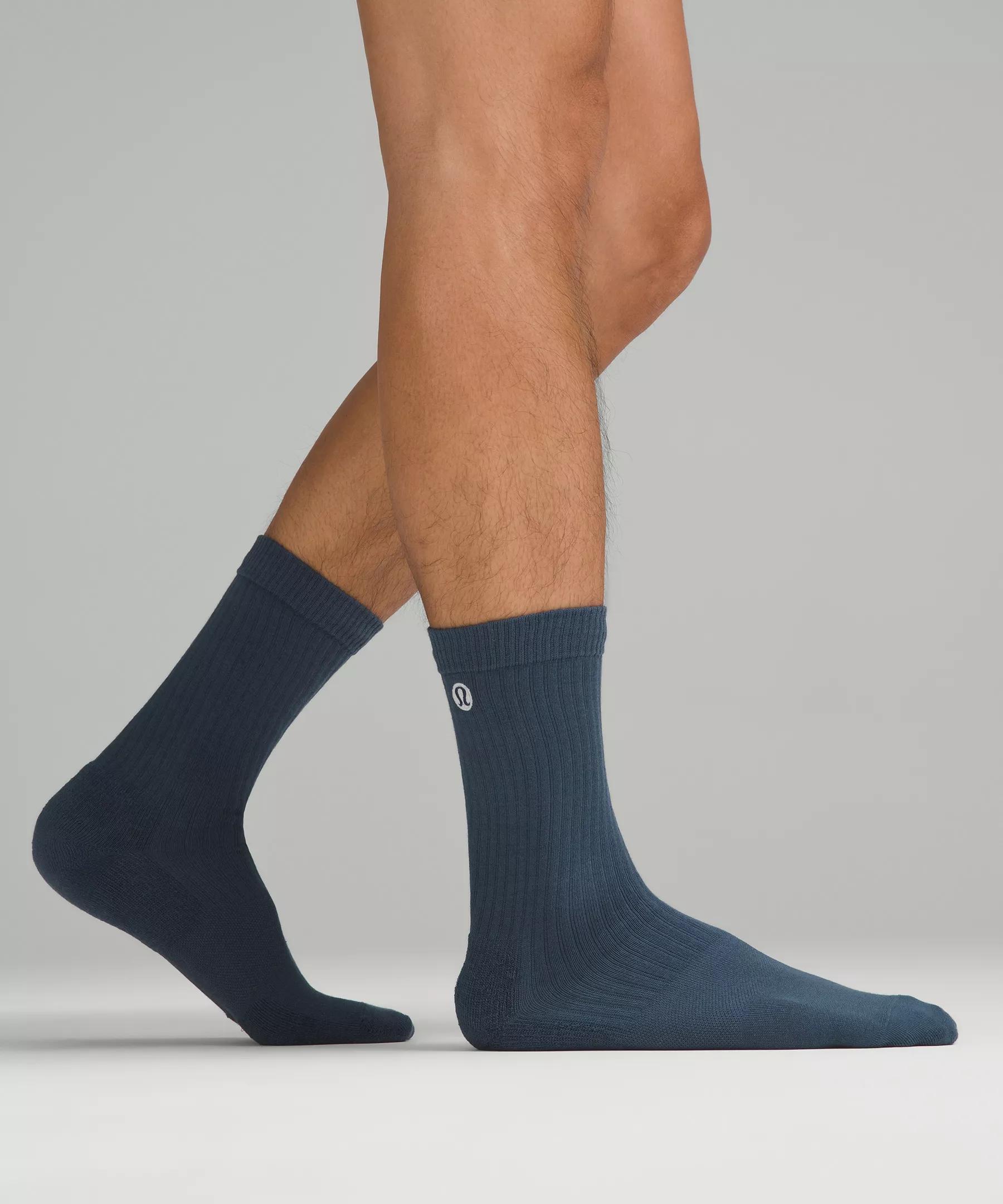 Men's Daily Stride Ribbed Comfort Crew Socks *3 Pack Product Image