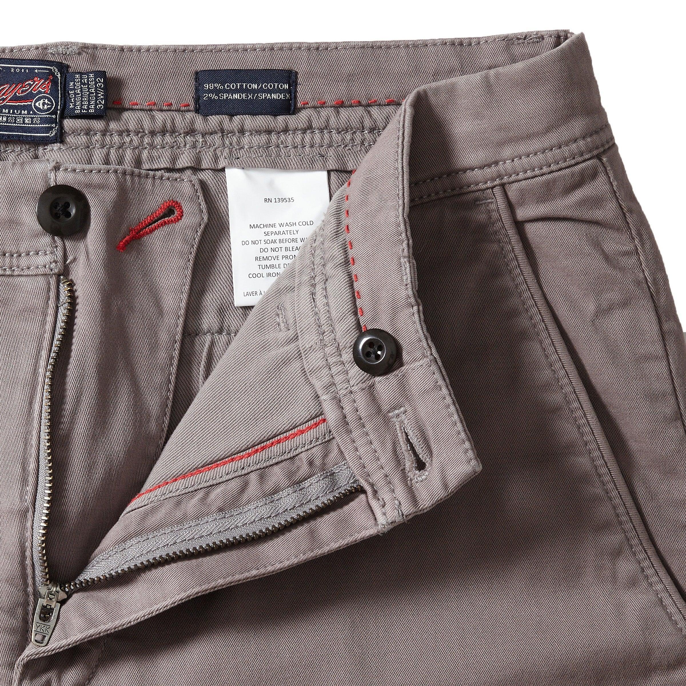 Precision Stretch Classic Fit Chino - Battleship Gray Product Image