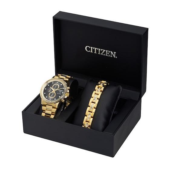 Kay Citizen Mens Watch Boxed Set Nighthawk Chronograph FB3002-61E Product Image