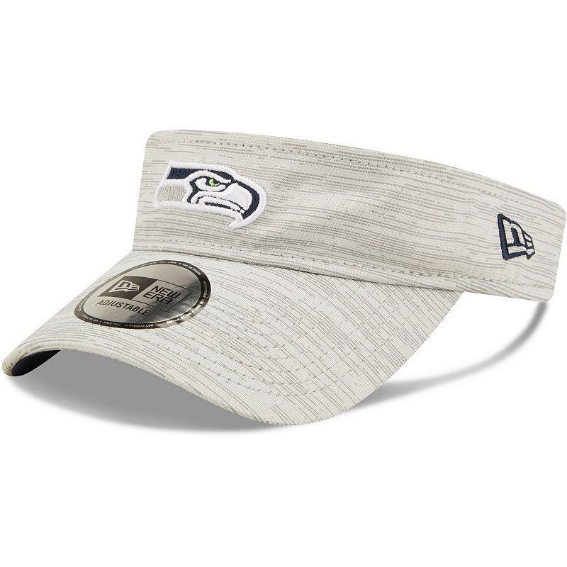 Mens New Era Gray Seattle Seahawks Distinct Adjustable Visor Product Image