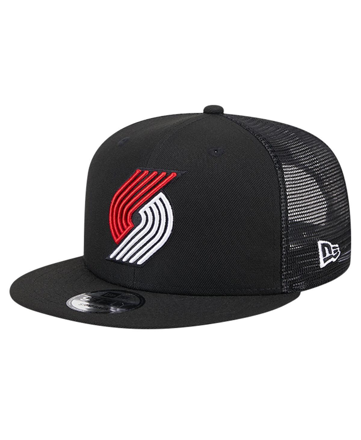 Mens New Era Portland Trail Blazers Evergreen Meshback 9FIFTY Snapback Hat Product Image