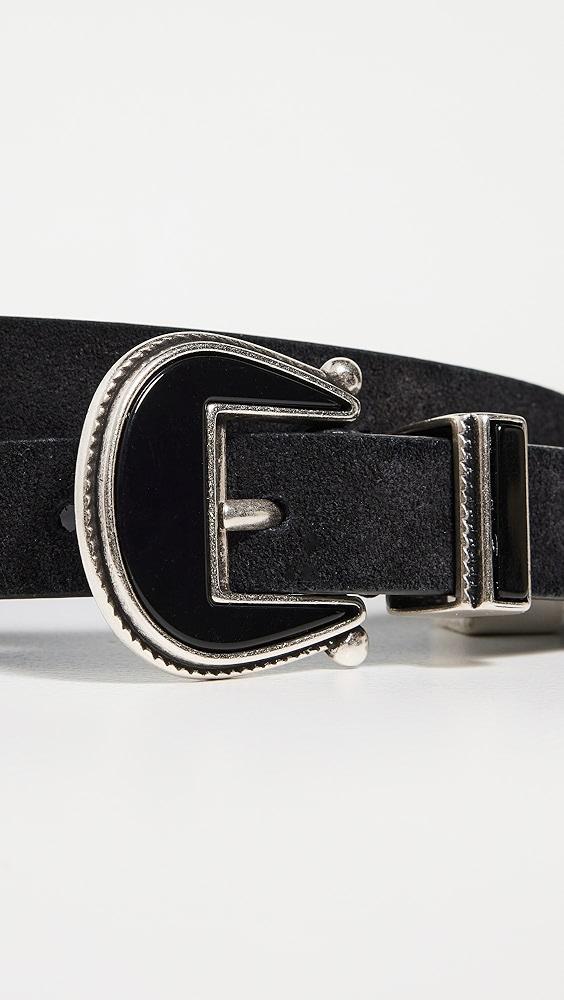 Anderson's Skinny Suede Western Buckle Belt | Shopbop Product Image