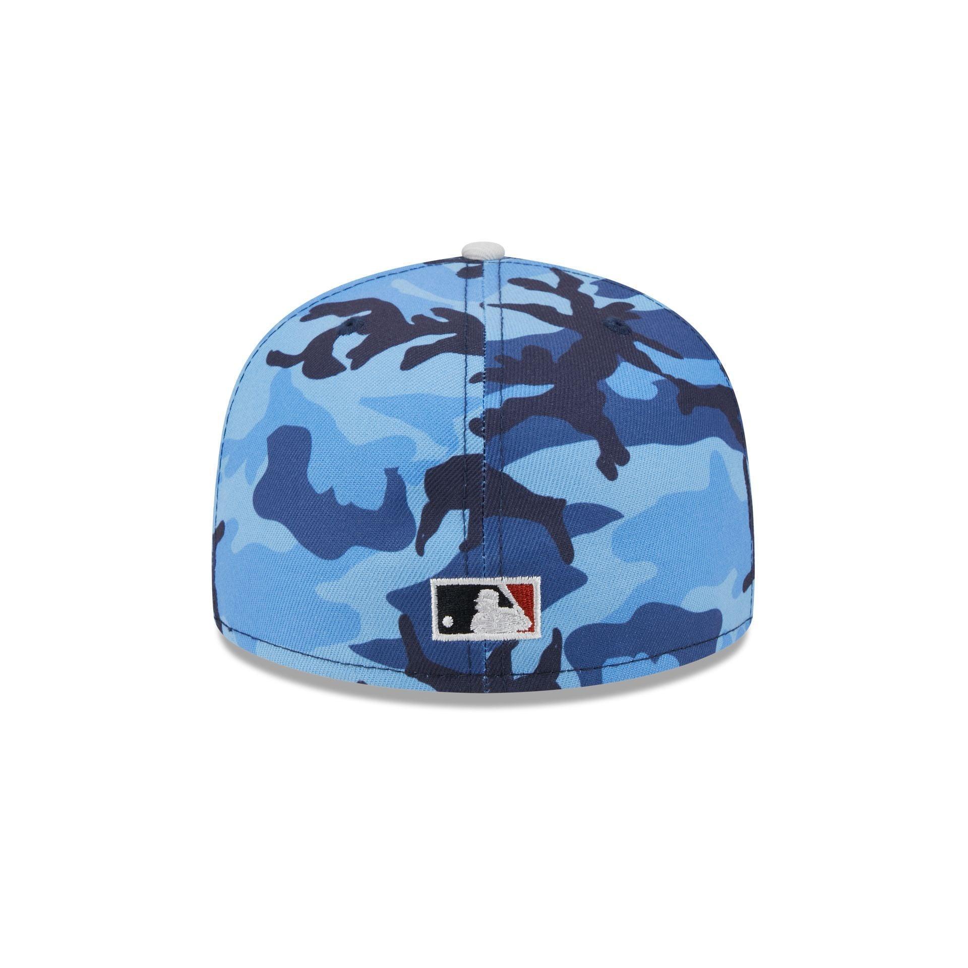 Atlanta Braves Blue Camo 59FIFTY Fitted Hat Male Product Image