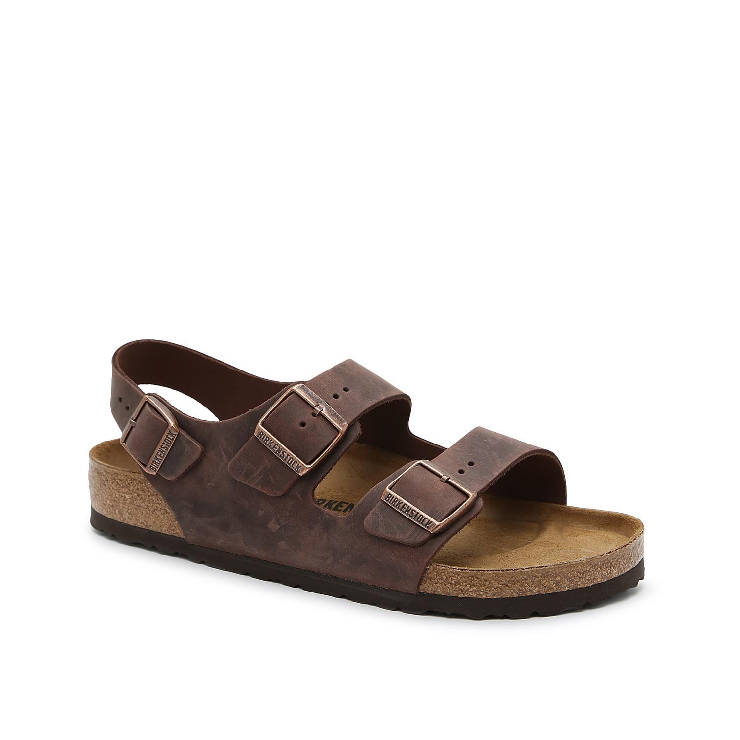 Birkenstock USA Birkenstock Milano Sandal Habana Oiled Leather Product Image