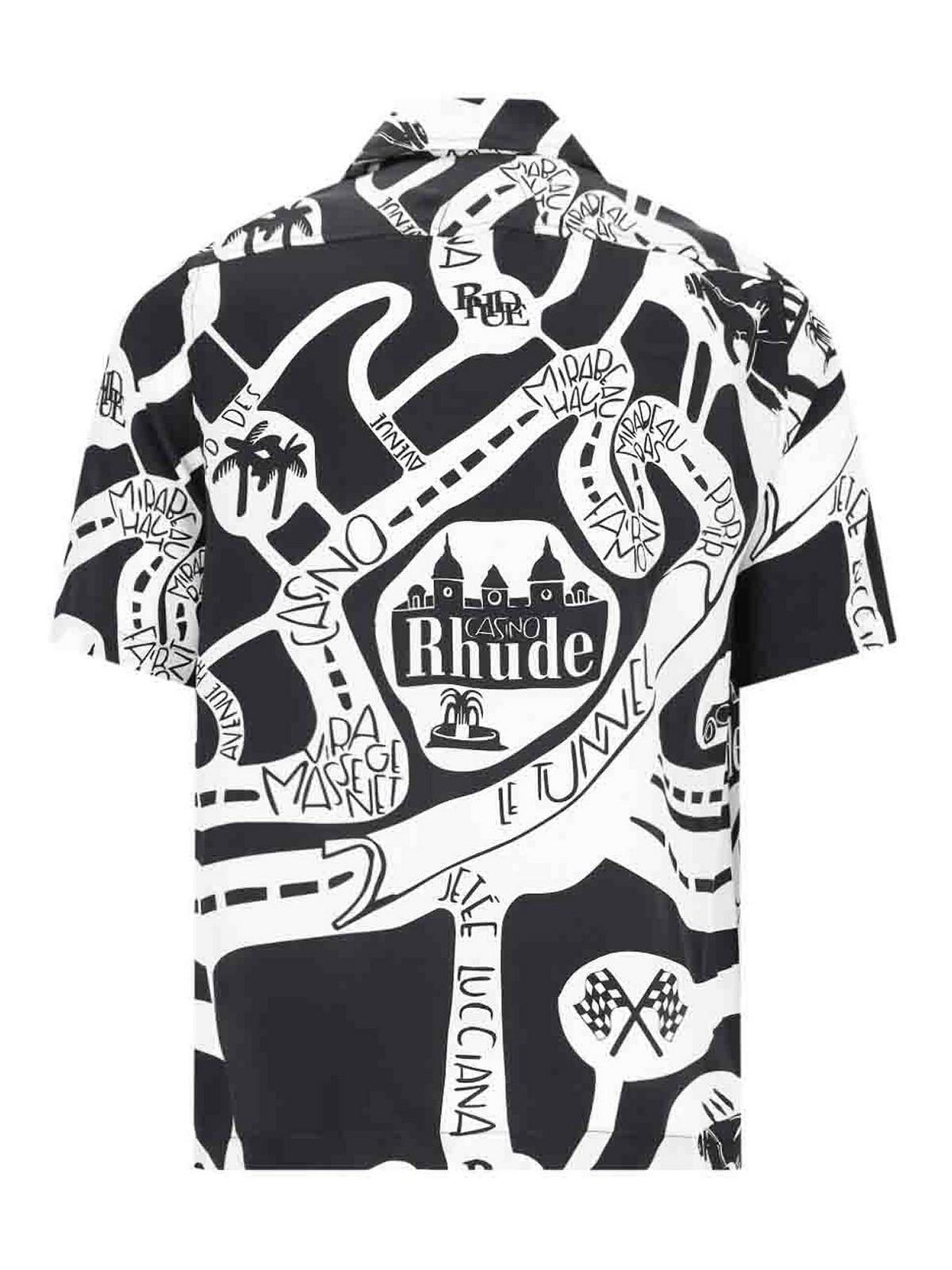 Pattern T-shirt In Black Product Image