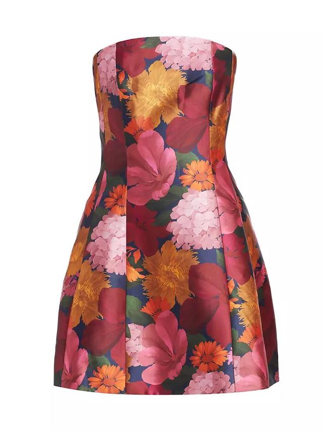 Alanna Floral Strapless Minidress Product Image