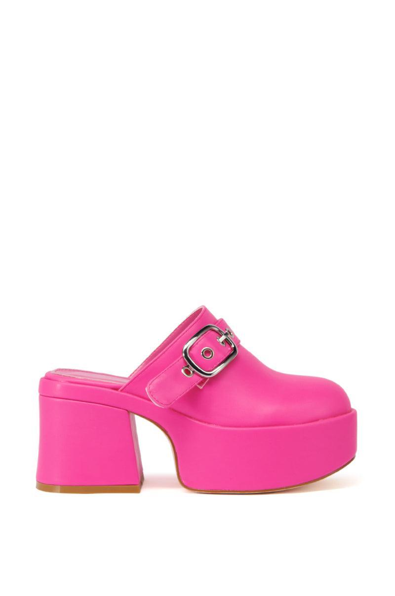 AZALEA WANG CLARAMAE PINK CLOG Product Image