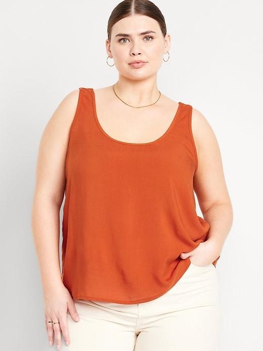 Sleeveless Shell Tank Product Image