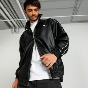 PUMA T7 Pleather Men's Track Jacket Product Image