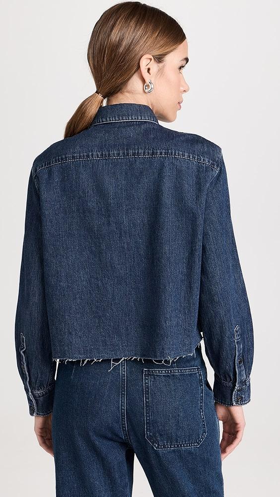 rag & bone Cropped Maxine Shirt | Shopbop Product Image