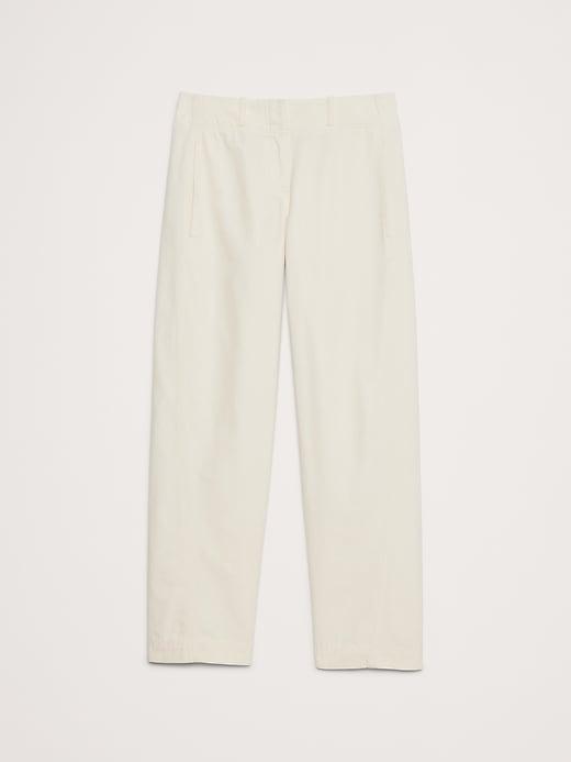 Mid-Rise Barrel-Leg Utility Pant Product Image