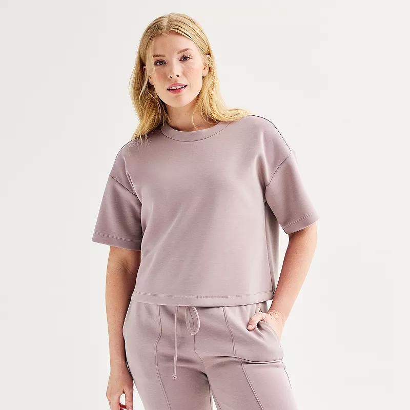 Womens FLX Solace Boxy Tee Pale Purple product image