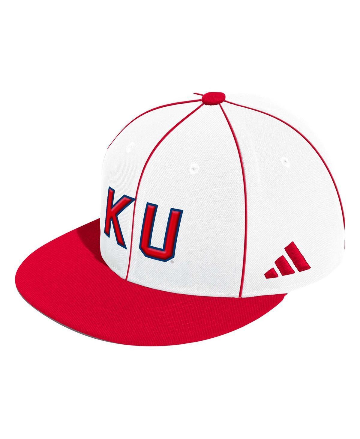 Mens adidas Kansas Jayhawks On-Field Baseball Fitted Hat Product Image