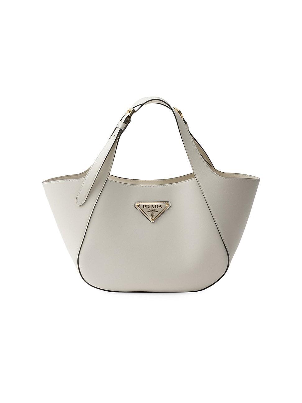 Womens Prada Medium Leather Tote Bag Product Image