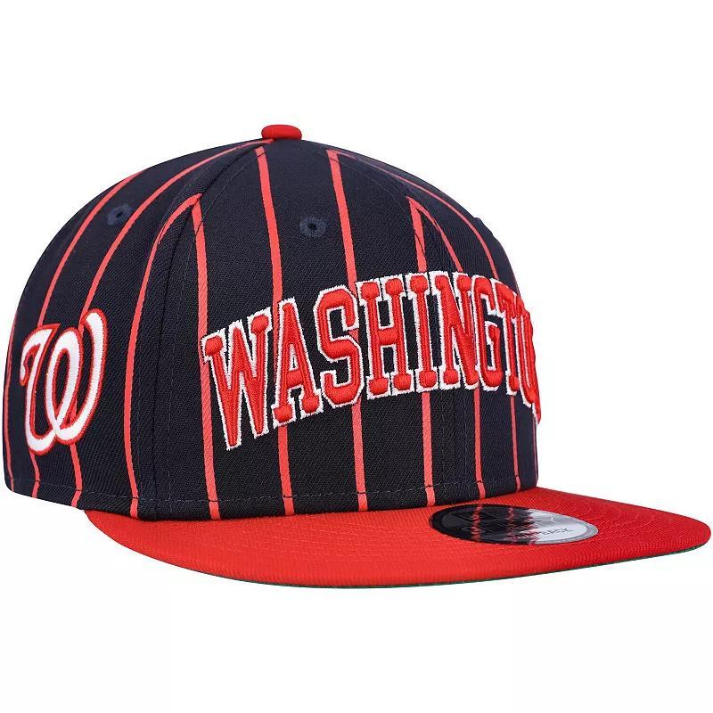 Mens New Era Navy/Red Washington Nationals City Arch 9FIFTY Snapback Hat, NAT Blue Product Image