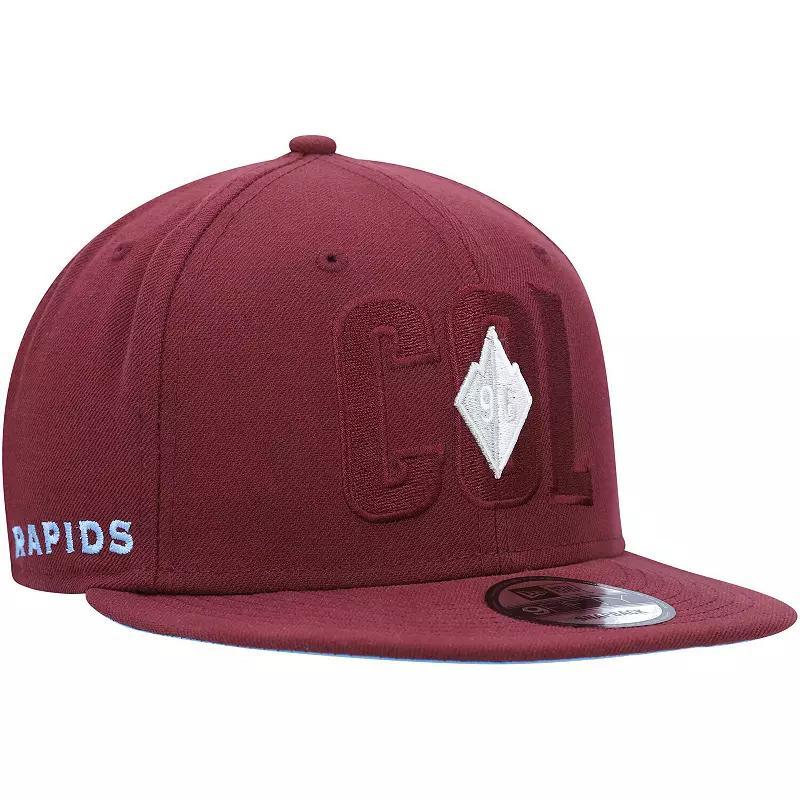 Mens New Era Burgundy Colorado Rapids Kick Off 9FIFTY Snapback Hat Product Image