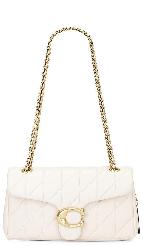 COACH Quilted Leather Tabby Shoulder Bag In Cream Product Image