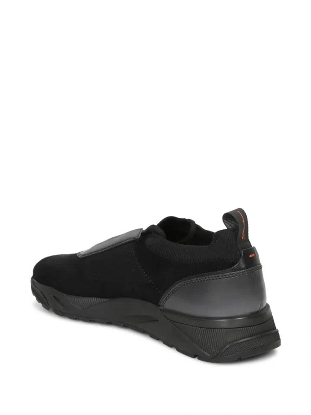 SANTONI Sneakers In Black Product Image