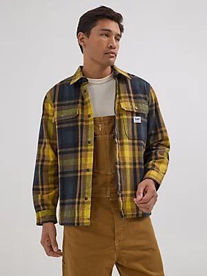 Men's Relaxed Fit Workwear Plaid Overshirt | Men's Tops | Lee® Product Image