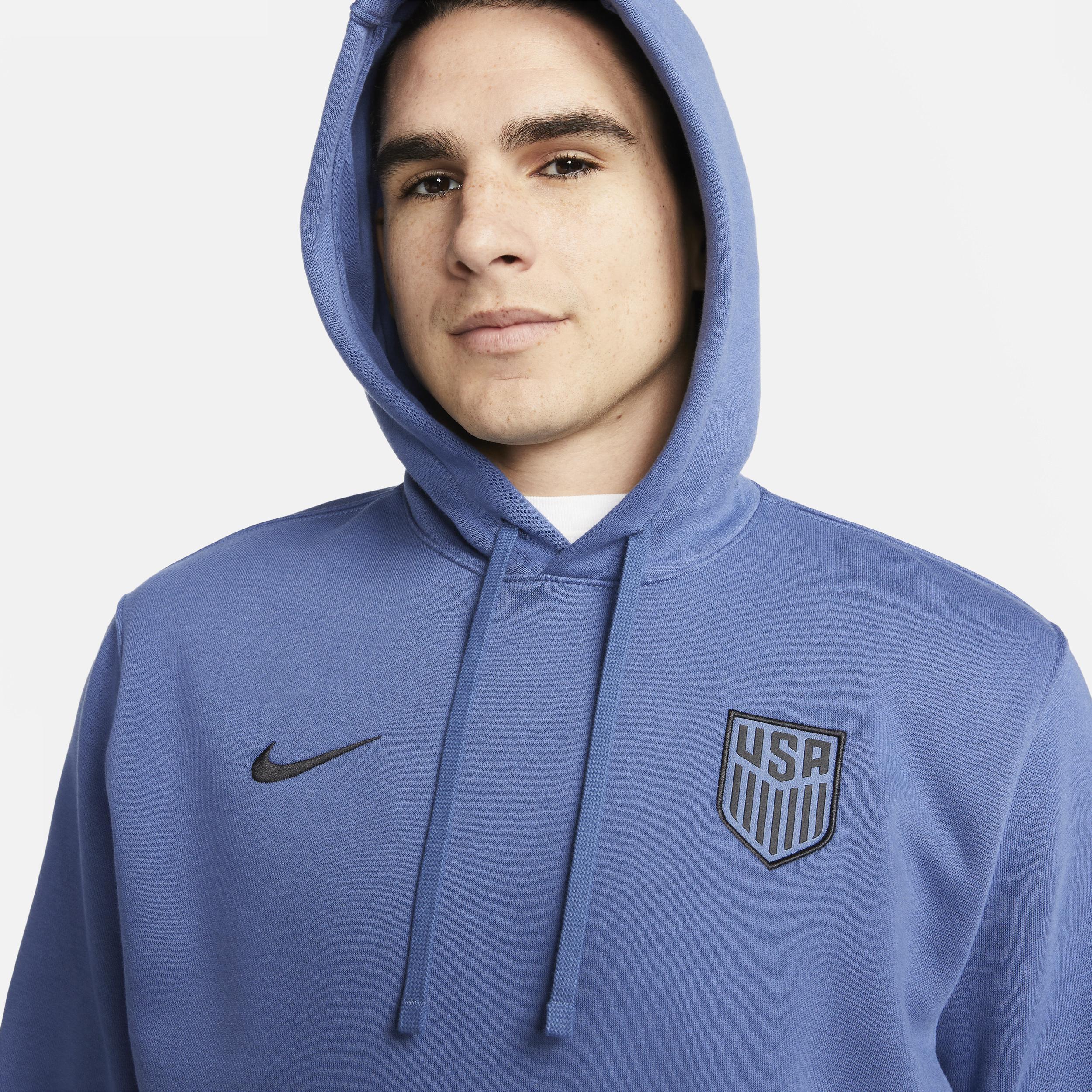 Mens Nike Navy Usmnt Nsw Club Fleece Pullover Hoodie Product Image