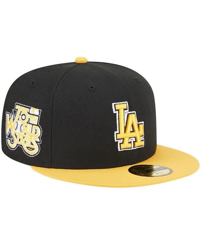 Mens New Era /Gold Los Angeles Dodgers 59FIFTY Fitted Hat Product Image