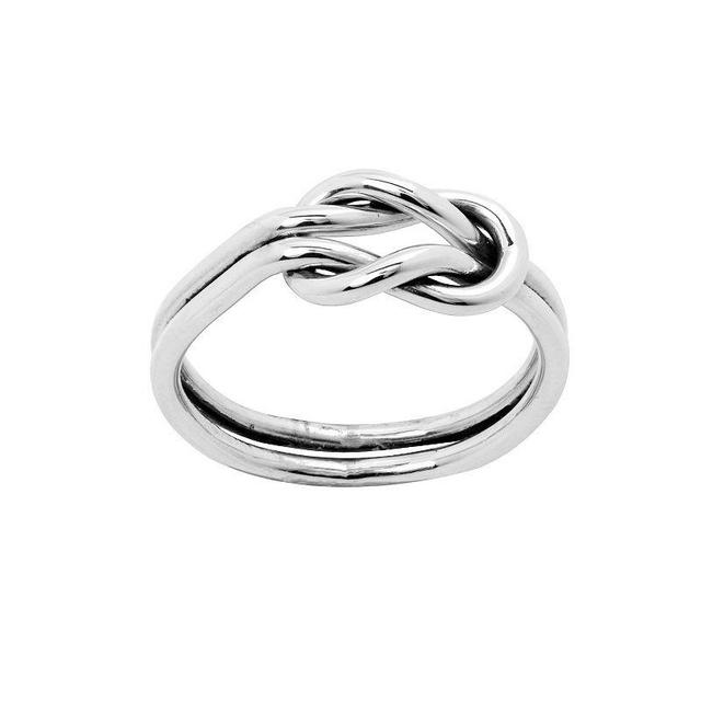 Main and Sterling Sterling Silver Knot Ring, Womens Product Image