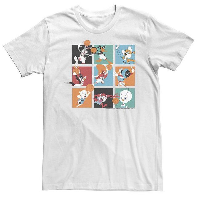 Big & Tall Space Jam 2 Panel Boxes Tee, Mens Product Image