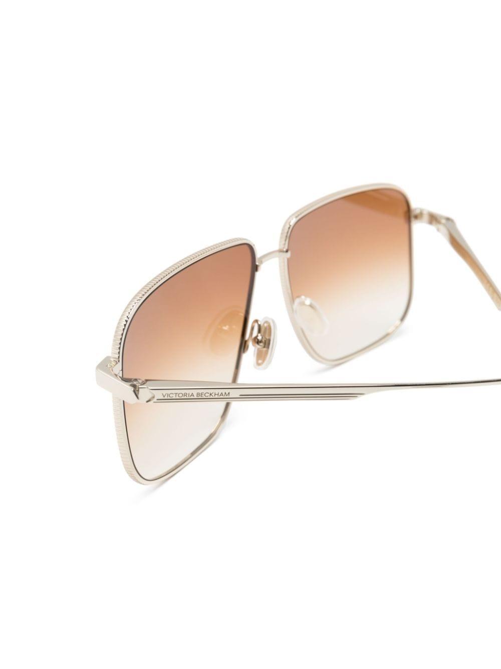 Pilot-frame Sunglasses In Gold Product Image