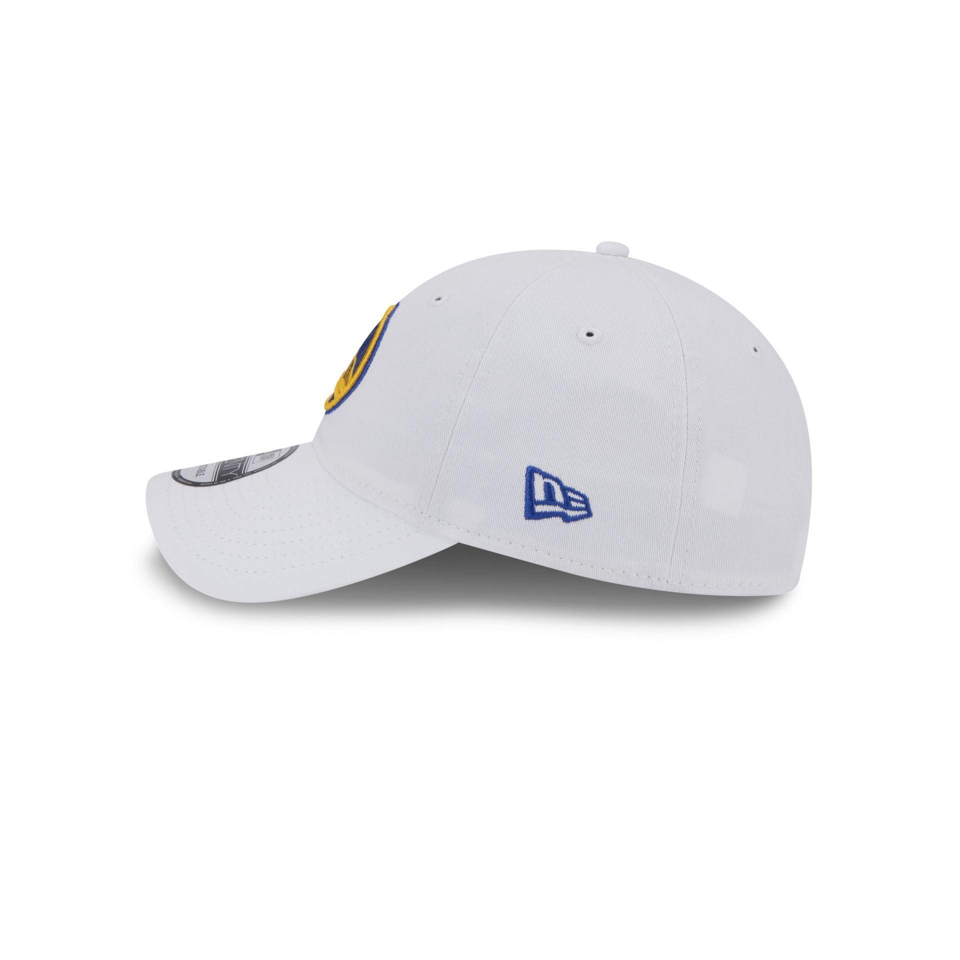 Golden State Warriors White 9TWENTY Adjustable Hat Male Product Image