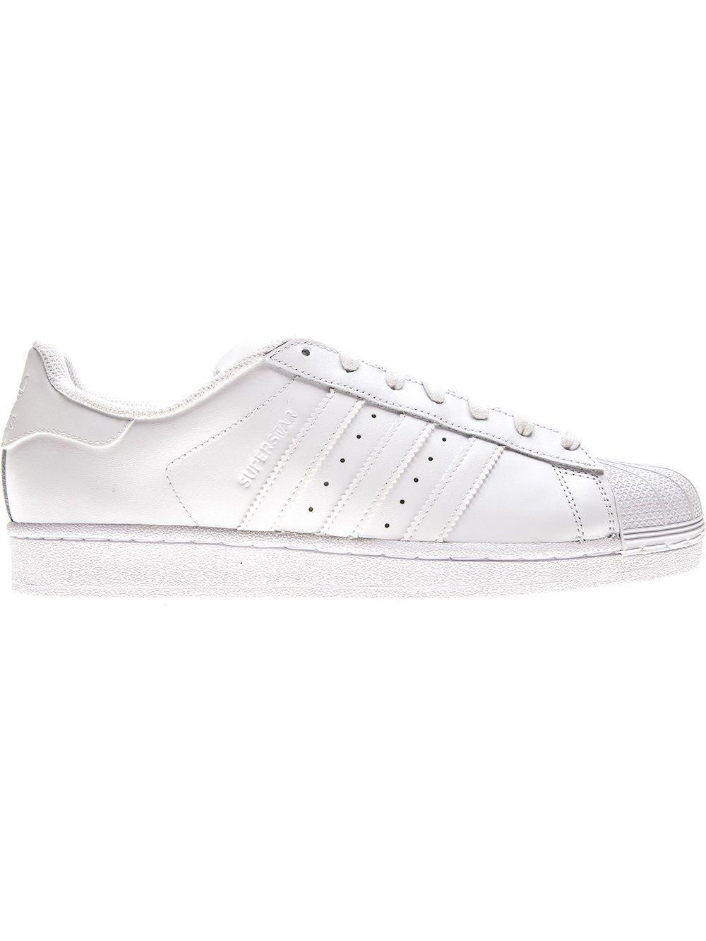 ADIDAS ORIGINALS Superstar Foundation Sneakers In White/white/white Product Image