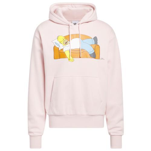 adidas Originals Mens adidas Originals Simpsons Couch Hoodie - Mens Light Pink/Light Pink Product Image