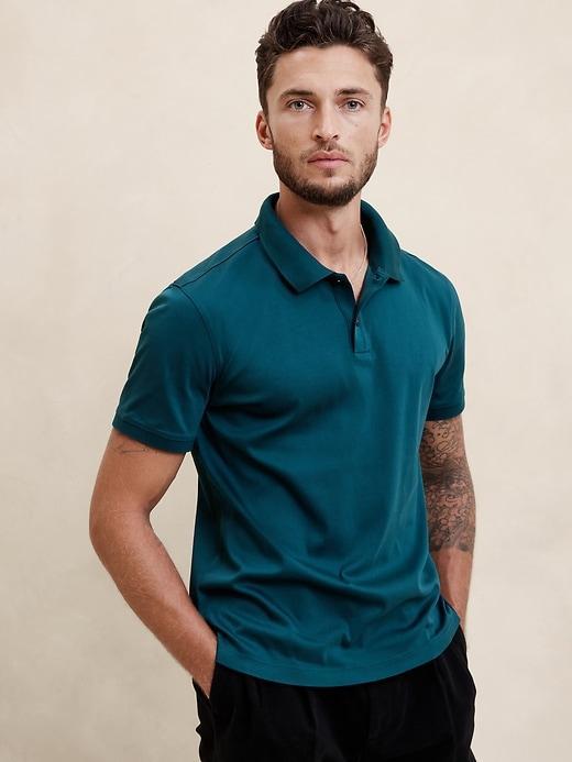 Slim Luxe Touch Polo Product Image