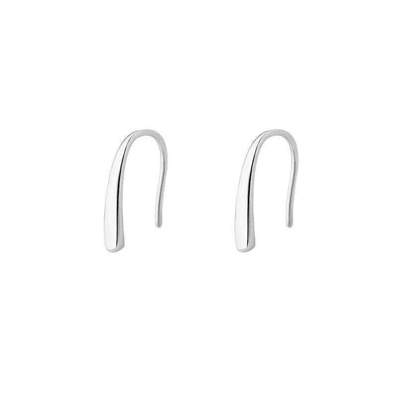 925 Sterling Silver Geometry Threader Earring Product Image