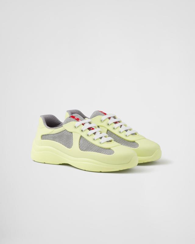 Prada America's Cup Soft rubber and bike fabric sneakers Product Image