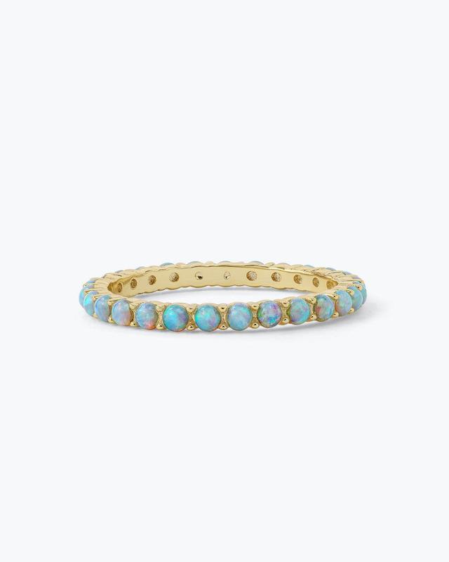 The Micro Heiress Ring - Gold|Blue Opal Product Image