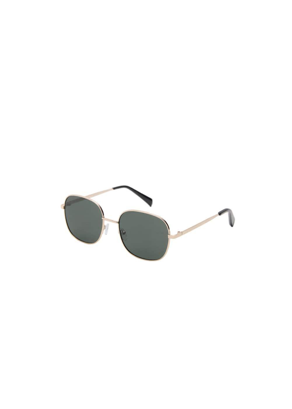 Metallic frame sunglasses - Women | MANGO USA Product Image