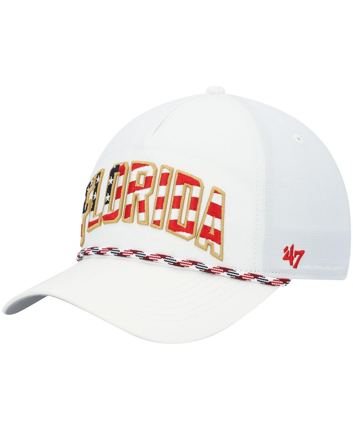 Mens 47 Florida Gators Stars and Stripes Flag Flutter Hitch Snapback Hat Product Image