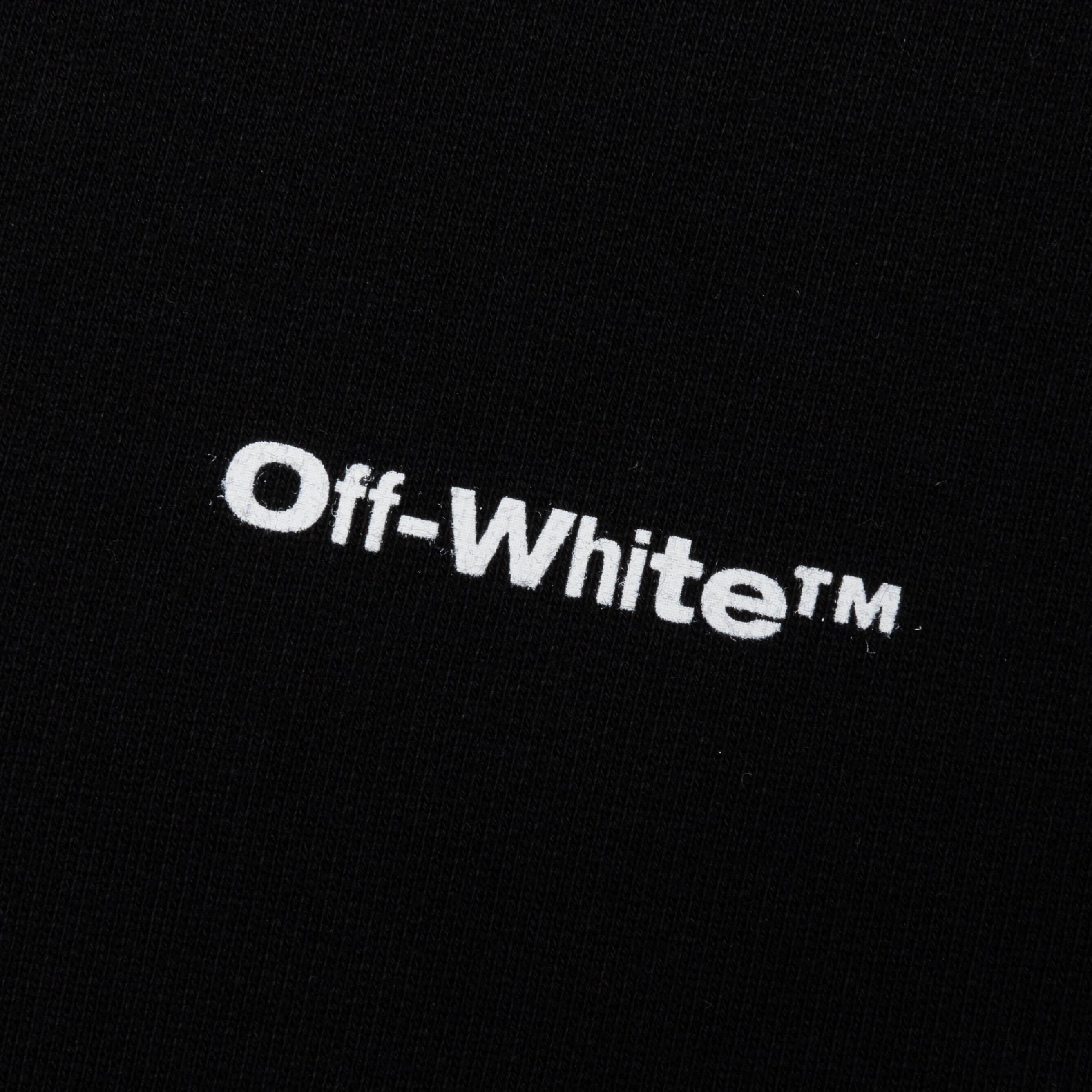 Wave Outl Diag Slim Crewneck - Black/White Male Product Image