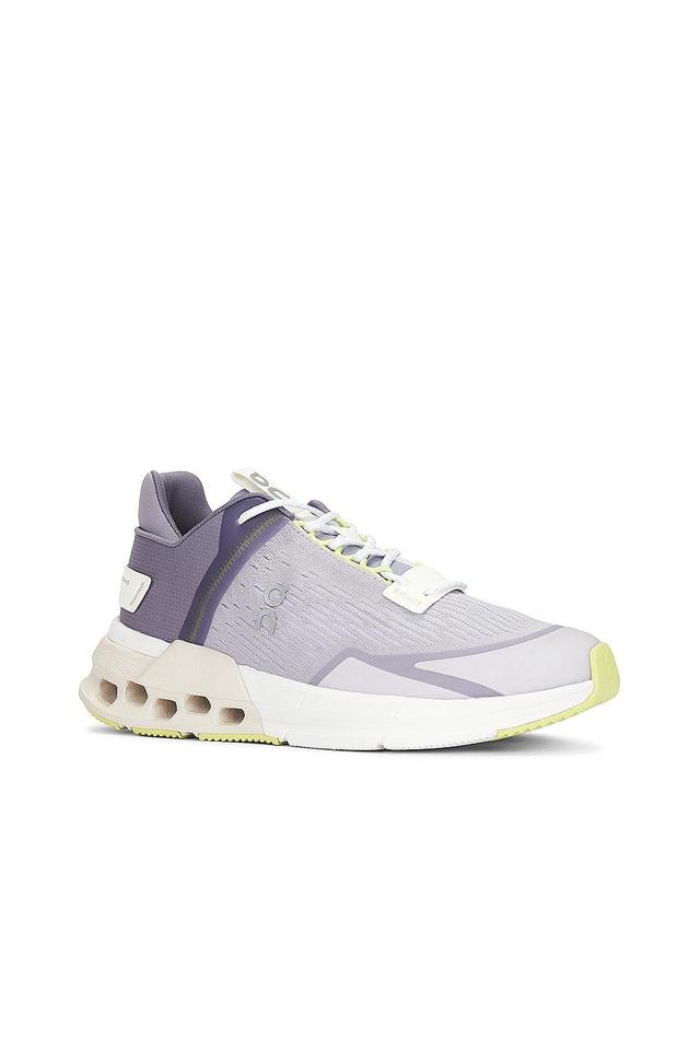 On Cloudnova Flux Sneaker in Lavender Product Image