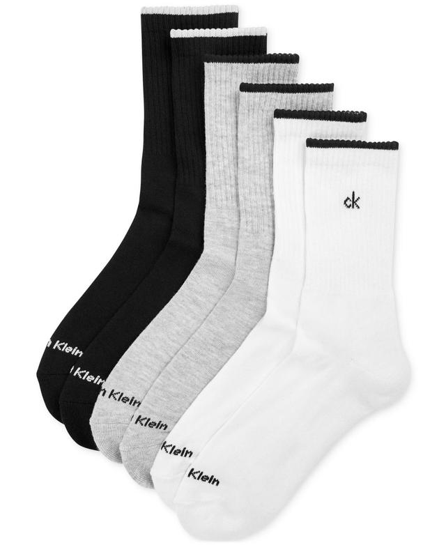 Calvin Klein Womens 6-Pk. Performance Crew Socks Product Image