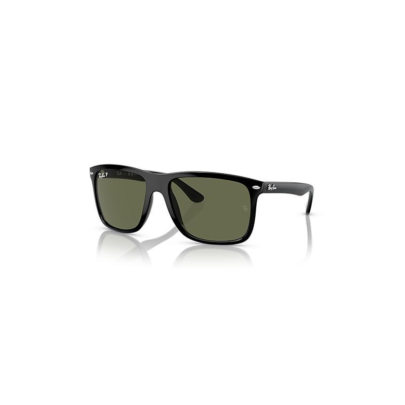 Ray-Ban Boyfriend Two Sunglasses Frame Green Lenses Polarized Product Image