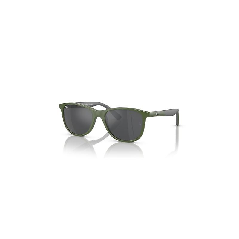 Ray-Ban Rb9077s Kids Bio-based Sunglasses Frame Green Lenses Product Image