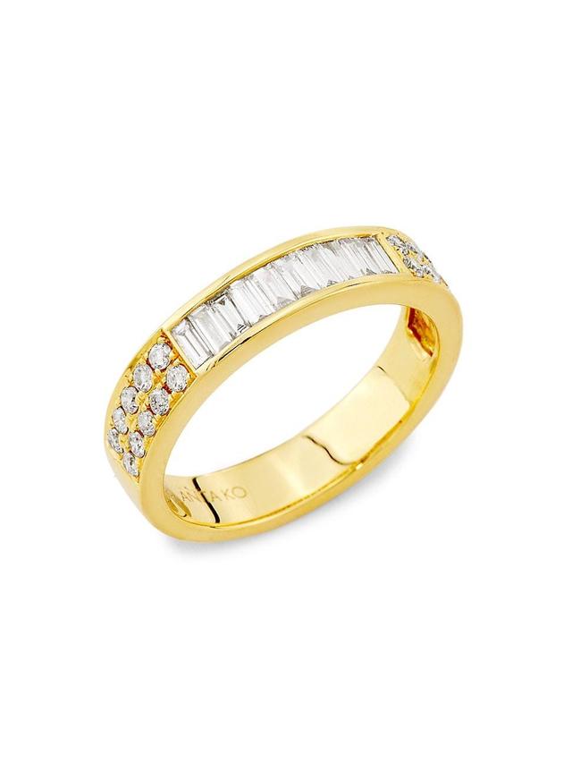 Womens 18K Yellow Gold & 0.8 TCW Diamond Ring Product Image