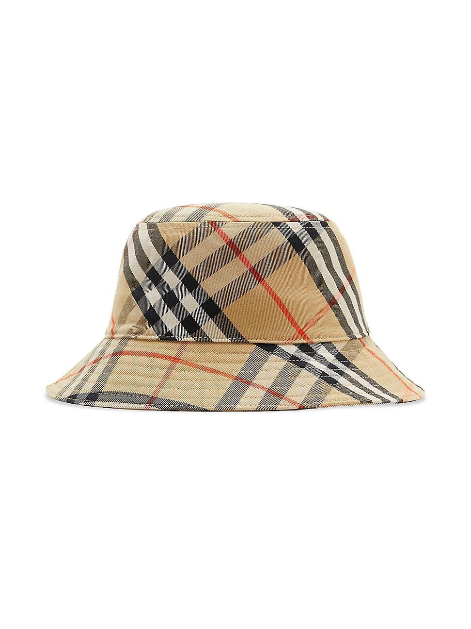 Mens Check Bucket Hat Product Image