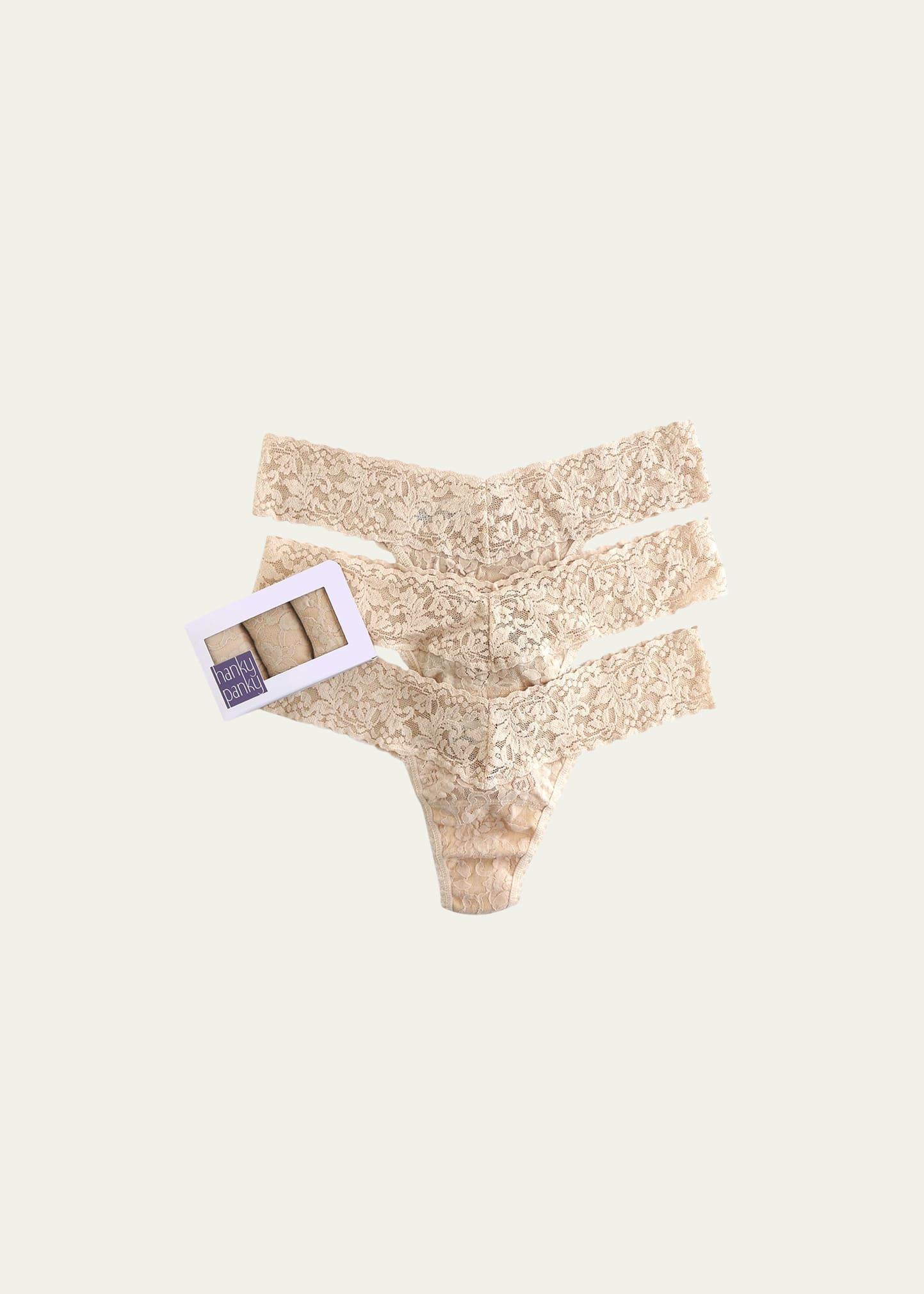 Hanky Panky 3-Pack Low Rise Thong Product Image