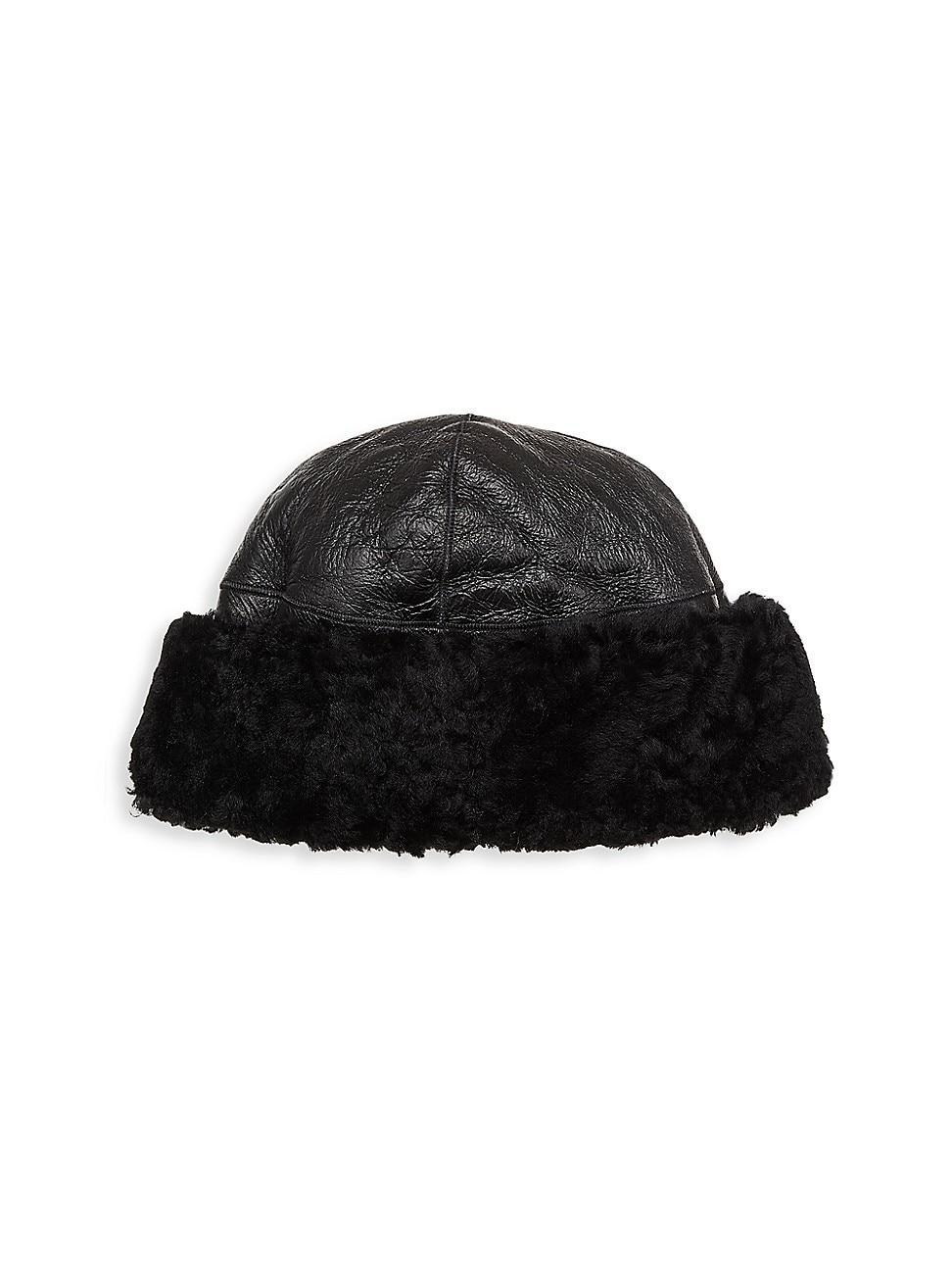 Womens Shearling Hat Product Image