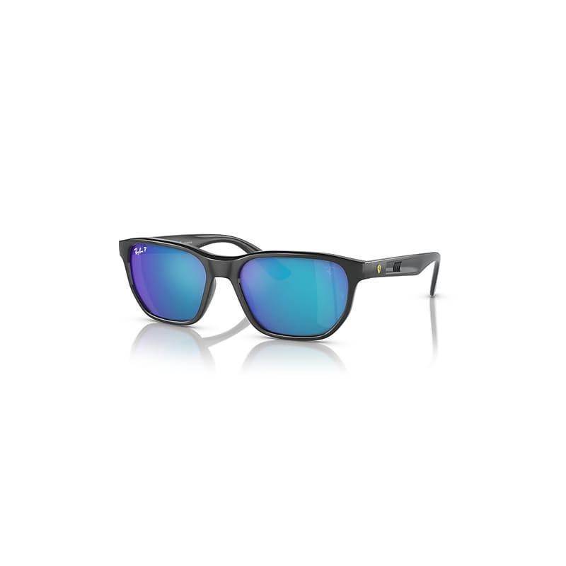 Ray-Ban x Scuderia Ferrari 57mm Polarized Irregular Sunglasses Product Image