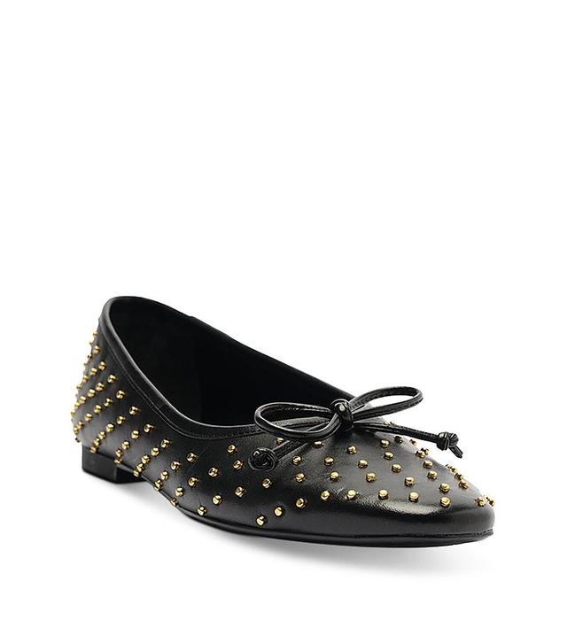 Womens Arissa Studded Leather Ballet Flats Product Image